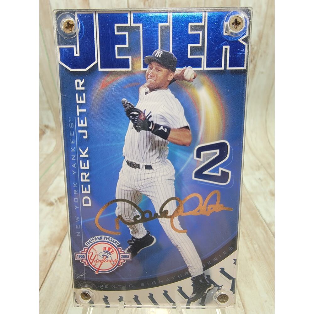 Derek Jeter Authentic Image Limited Edition NY Yankees 100th Anniversary